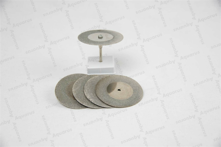 DiaGal Scheibe VF 50mm, 5 Stk.,1x Mandrelle 3mm Schaft