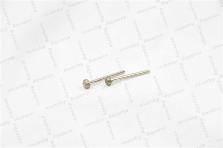 DiaGal Pilzform 8mm, Schaft 3mm, grob, 2Stk.