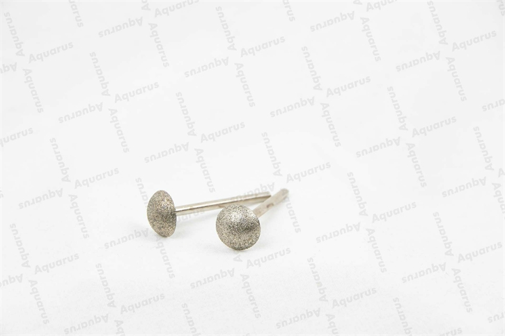 DiaGal Pilzform 14mm, Schaft 3mm, grob, 2Stk.