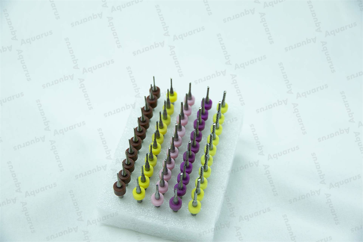 Spiralfräser Carbid, 50Stk, 0,9-1,5mm, Schaft 3mm